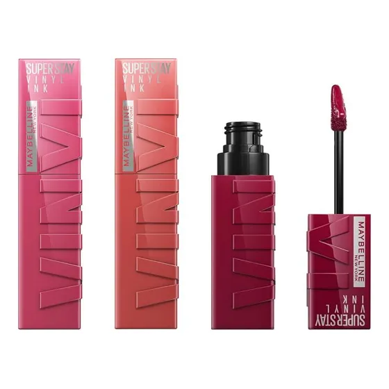 Pack Maybelline Vinyl: Peachy + Lippy + Coy