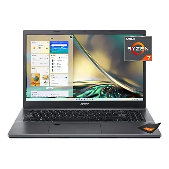 Laptop Acer Aspire 5 15.6  Slim 8 Cores Amd Ryzen 7 5825u Am