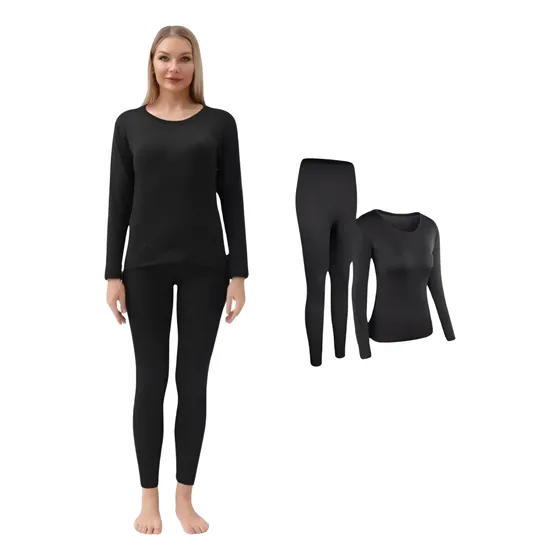 Kit Conjunto Calza + Remera Manga Larga Termica Afelpada