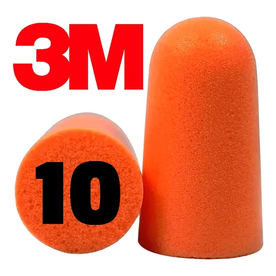 10 Tapones 3m Protector Oido Reusable 29db Envio Gratis 1100
