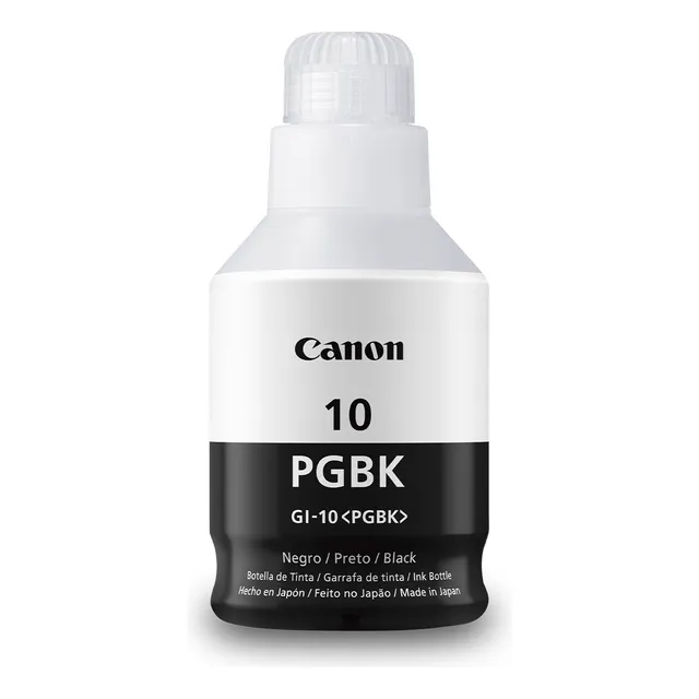 Botella De Tinta Canon  Gi-10 Pgbk