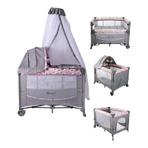 Cuna Y Pack And Play Para Bebes Ebaby Color Rosa