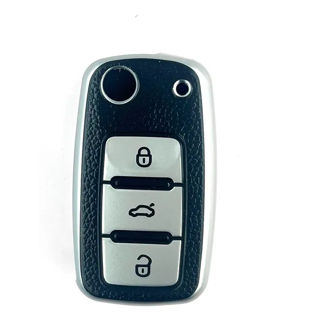  Funda Protector Tpu Control Llave Navaja Volkswagen 3 Botón