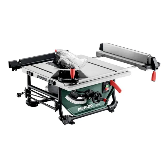 Sierra Circular De Mesa Banco Metabo 254mm 1500w 10'' Movil