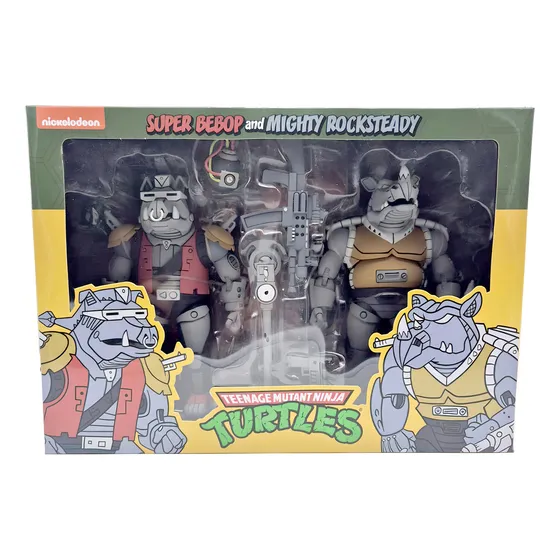 Tmnt Tortugas Ninja Super Bebop And Mighty Rocksteady Neca
