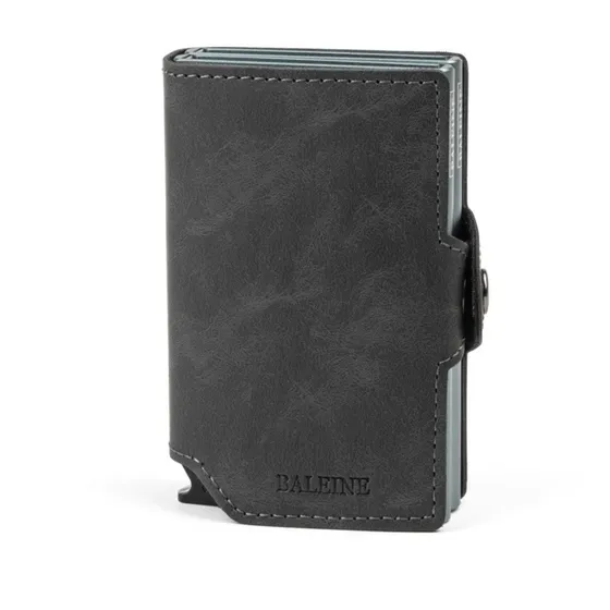 Billetera De Cuero - Para Tarjetas De Crédito Y Débito