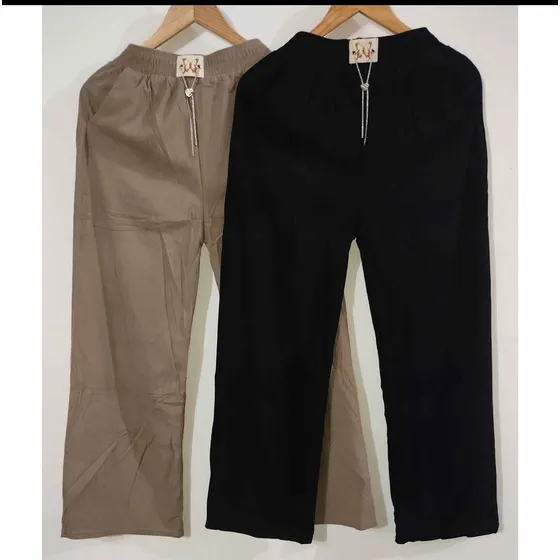 Pantalón Palazzo Mujer Largo