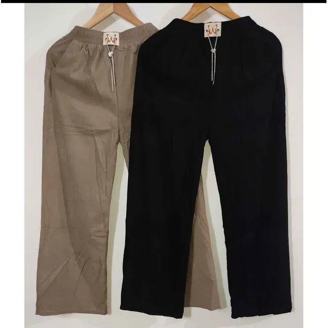 Pantalón Palazzo Mujer Largo
