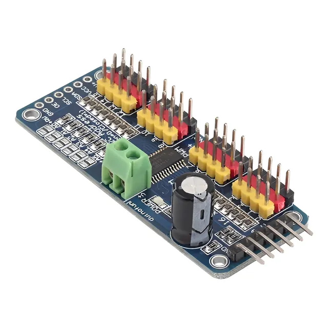 Controlador Servos 16 Canales I2c Pca9685 Pwm Arduino Nubbeo