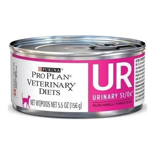 12 Latas Pro Plan Urinary Ur St/ox Gato 156 G