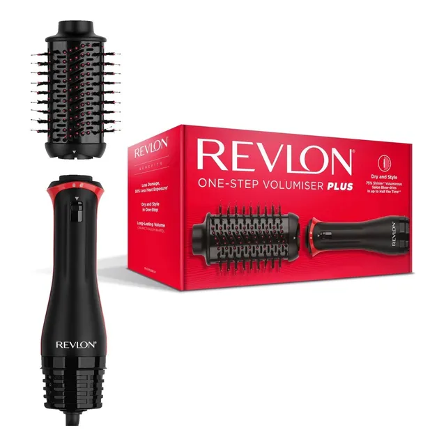 Cepillo Revlon Plus Secador Voluminizador Antifrizz  De 4 Tº