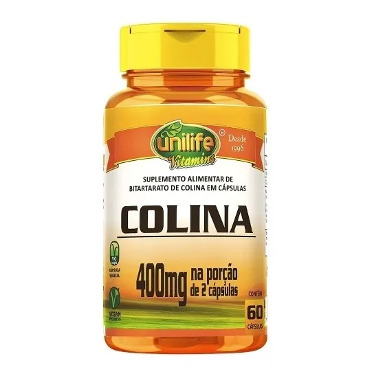 Colina Vitamina B8 400mg (60 Caps) Envío Gratis!! 
