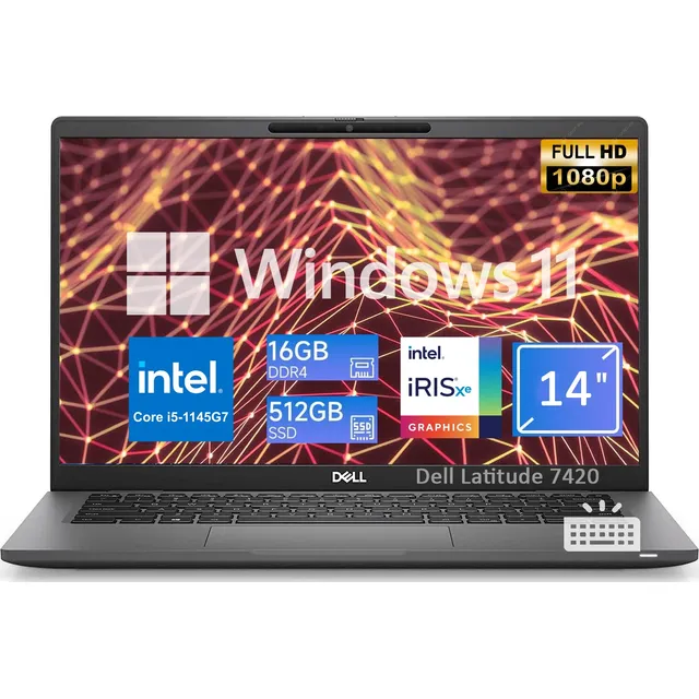 Laptop Dell Latitude 7420 I5 16gb 512gb Ssd Win11 Fhd