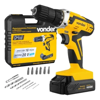 Parafusadeira Furadeira A Bateria, AutomĂĄtica, Pfv 238 Vonder Parafusadeira Furadeira A Bateria, AutomĂĄtica, Pfv 238 Vonder