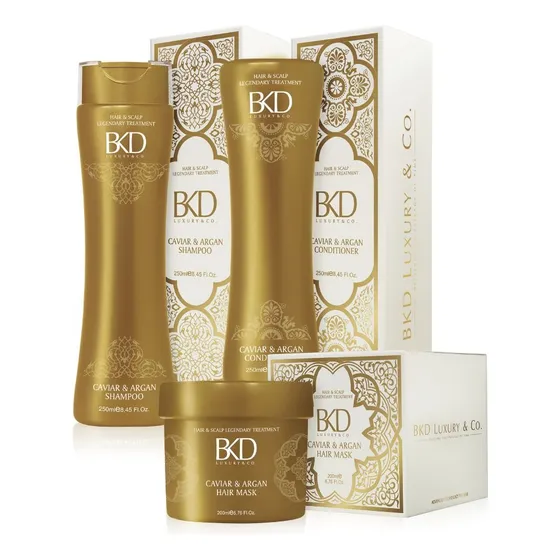 Kit Shampoo Acondicionador Y Mascara Argan Bkd By Fidelite