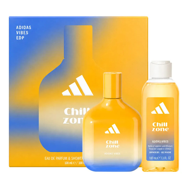 adidas Vibes Chill Zone Kit Coffret Eau De Pafum Shower Gel adidas Vibes Chill Zone Kit Coffret Eau De Pafum Shower Gel