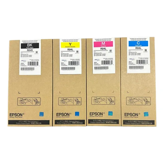 Kit Bolsa Tinta Epson C5710 C5790 C5210 C5290  Cmyb Original C+m+y+bk