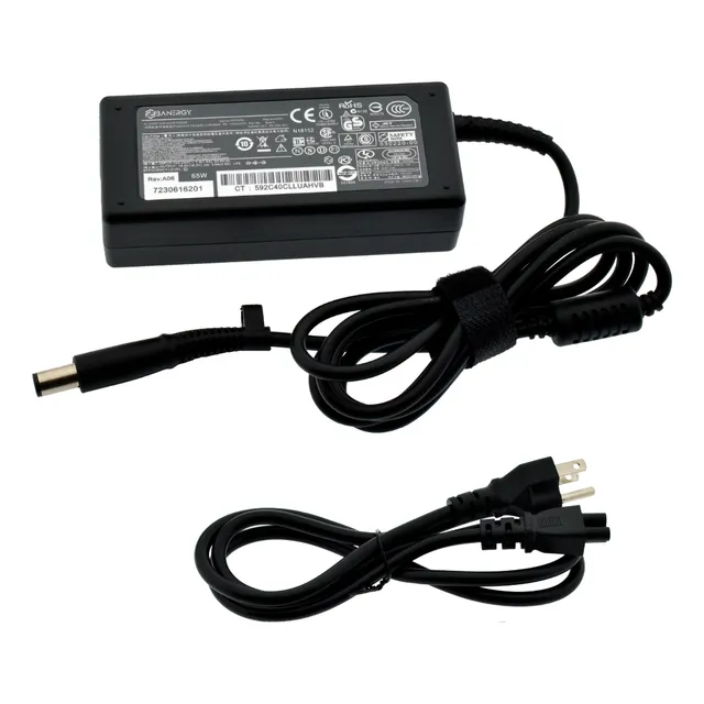 Cargador Banergy para Hp Pavilion G6 G7 G32 Cq40 Cq45 Cq50 Dv7z-2000 463958-001 519329-003 Ed494aa 463552-002 7.4x5.0mm