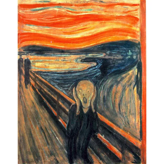 Cuadro El Grito ( Versión Más Famosa ) Edvard Munch 50 X 70
