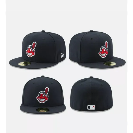 Gorra New Era 59fifty 5950 Cleveland Indians 100% Original