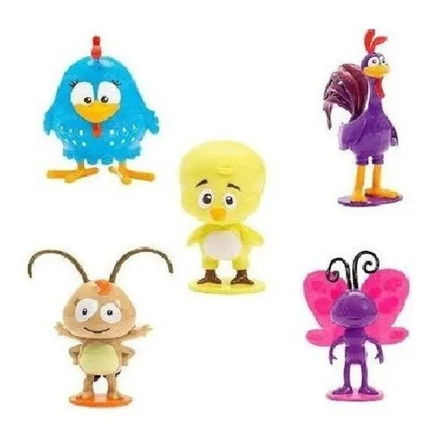 Kit Com 05 Personagens Galinha Pintadinha - Dtc 4990