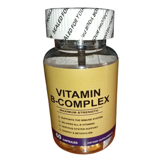 Complejo B Vitamina Suplemento 60 Capsulas B1 B2 B3 B6 B12