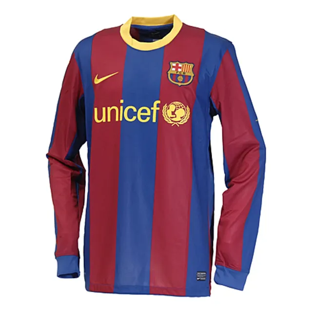 Camiseta Barcelona Titular 2010-11 Leo Messi Manga Larga
