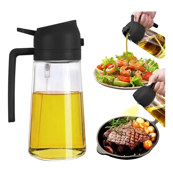 Dispensador De Aceite 2 En 1 . Spray Cocina