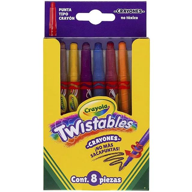 Crayones Crayola Twistable 8pzs