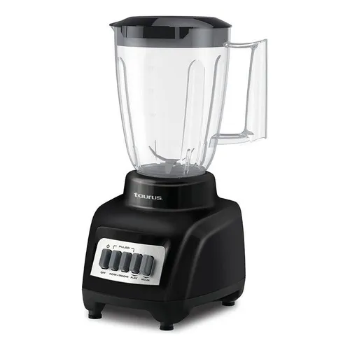Haley Taurus Licuadora Vaso Plástico De 1.25 Litros 4 Velo Color Negro 500w 110v