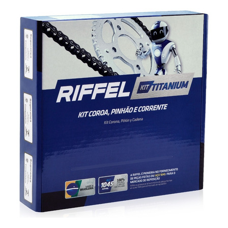 Kit Relação Suzuki Yes Intruder Gs Katana 125 Original 14x43 Kit Relação Suzuki Yes Intruder Gs Katana 125 Original 14x43