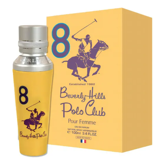 Perfume Beverly Hills Polo Club Women Nº 8 100ml Selo Adipec
