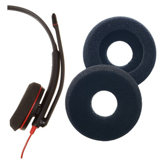 Espuma Plantronics C300 C310 C310m C320 C320m Preta 2unid Espuma Plantronics C300 C310 C310m C320 C320m Preta 2unid