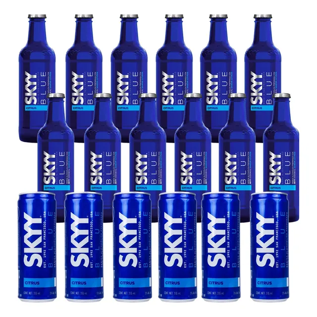 48 Botellas Vodkaskyy Citrus 275ml +12 Latas 375ml De Regalo