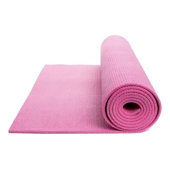 Colchoneta Mat Yoga Pilates Fitness Enrollable 6mm Color Rosa G-Fitness