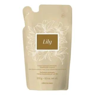 Refil Creme Desodorante Hidratante Corporal Lily 250g Refil Creme Desodorante Hidratante Corporal Lily 250g