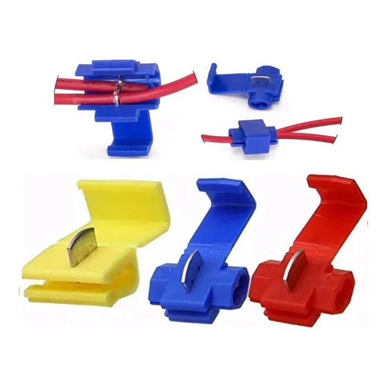 Kit 150 Conector Elétrico Derivação Emenda Fios 0,75mm A 6mm