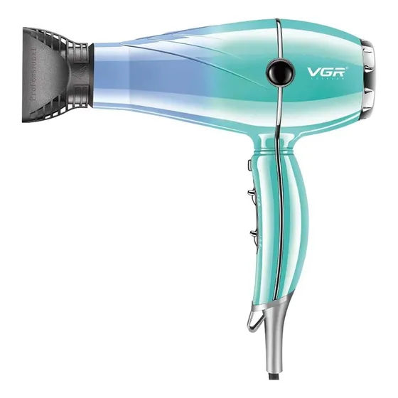 Secador De Pelo Profesional Vgr V-452 Verde 2400w 220v