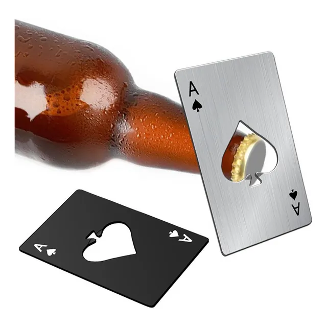 Destapador De Billetera Barman Abrebotellas Cerveza As Póker