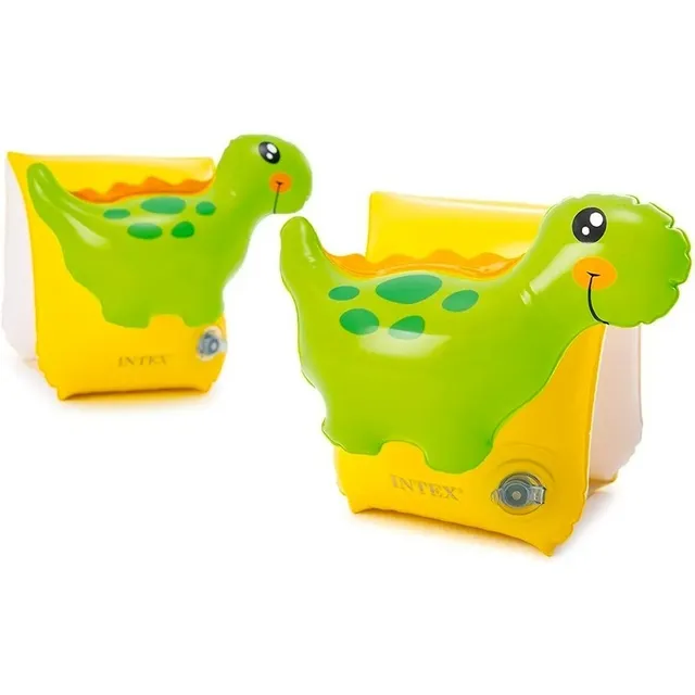 Flotador Brazo Dinosaurio Intex Aprendizaje Bebe Niños 56664