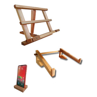 Kit Atril Para Lectura + Soporte Notebook + Base Celular Kit Atril Para Lectura + Soporte Notebook + Base Celular