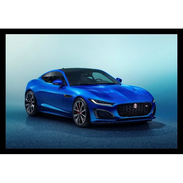 Jaguar F Type R Coupe 2020 Cuadro Enmarcado 45x30cm