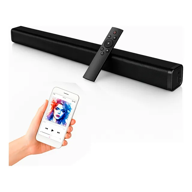 Barra De Sonido Netmak 74cm Largo Usb Entrada Optica Pcreg
