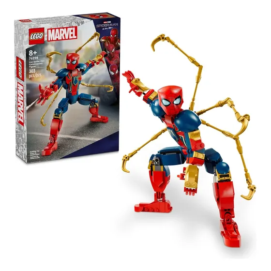 Lego Marvel Iron Spider-man Figura De Construcción, Super...