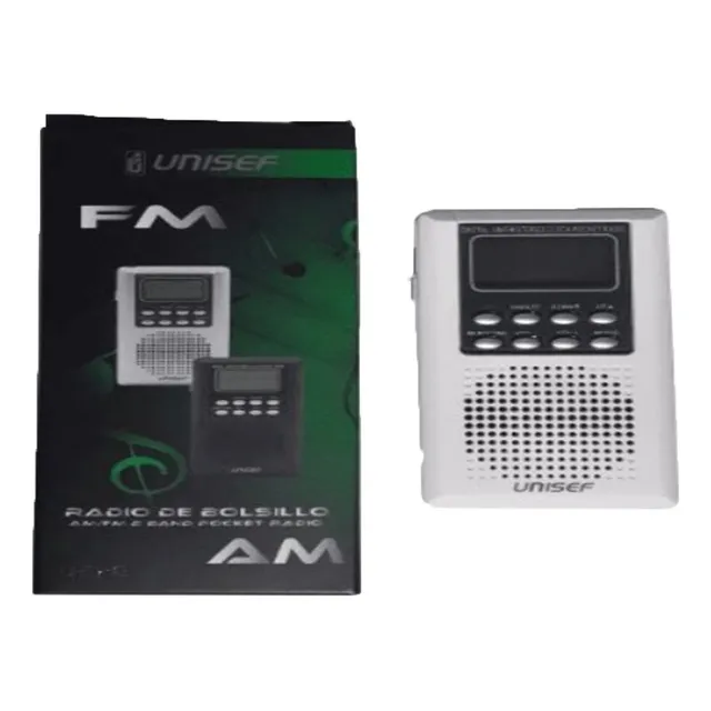 Radio Portátil Digital Unisef Us2s Am/fm Mini