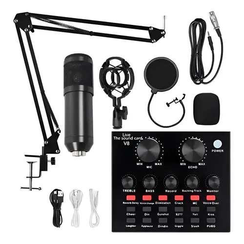 Sistema de microfone duplo sem fio Behringer Ulm202 Usb, cor preta