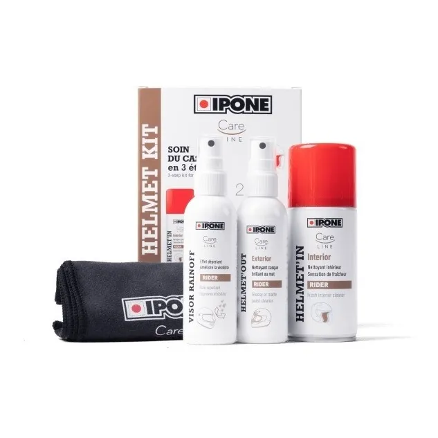Ipone Helmet Kit Limpia Casco Interior Exterior Visor