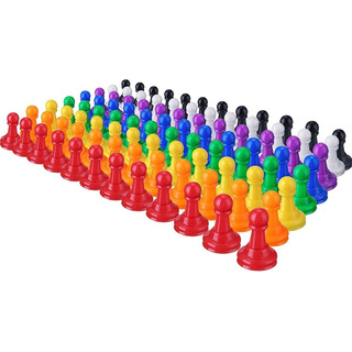 Juego De 96 Piezas De Peones De Ajedrez Plástico Multicolor Juego De 96 Piezas De Peones De Ajedrez Plástico Multicolor