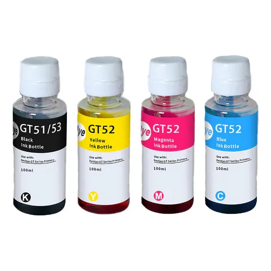 Kit 4 Tintas Compatible Con Hp Gt53 Gt52 315 415 515 530 630