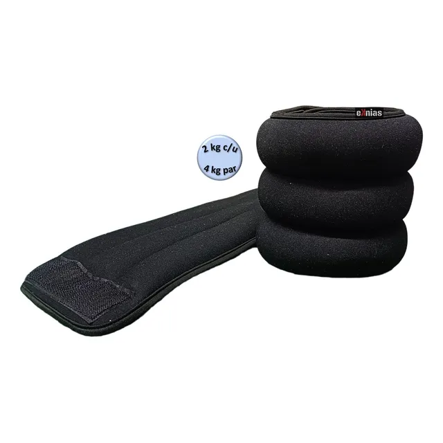 Pesa Tobillera 4kg El Par Deportiva Gym Crossfit Set